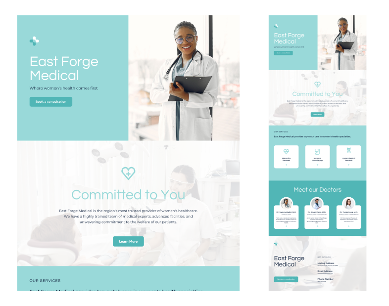 Healthcare Website 1